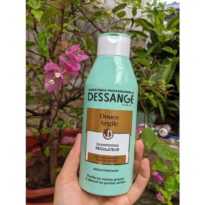 [Mẫu mới nhất] Dầu gội DESSANGE màu xanh cho tóc dầu, tóc bết