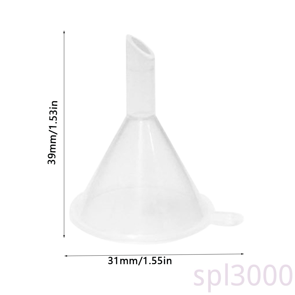 Set 5 Phễu Nhựa Miệng Rộng Dùng Trong Nhà Bếp / Phòng Thí Nghiệm