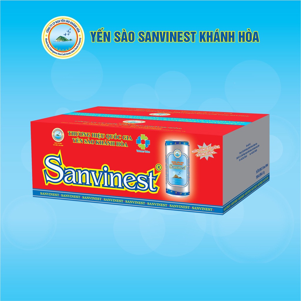 Nước Yến sào Sanvinest Khánh Hòa đóng lon