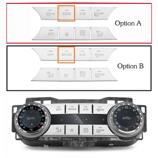 Miếng Dán Nút Điều Khiển Điều Hòa Xe Hơi Mercedes Benz C CLS GLK Class W204