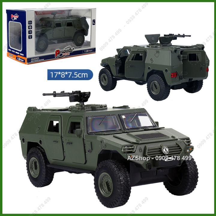 Mô Hình Kim Loại Xe Quân Sự Tuần Tra Đông Phong - 9726.1
