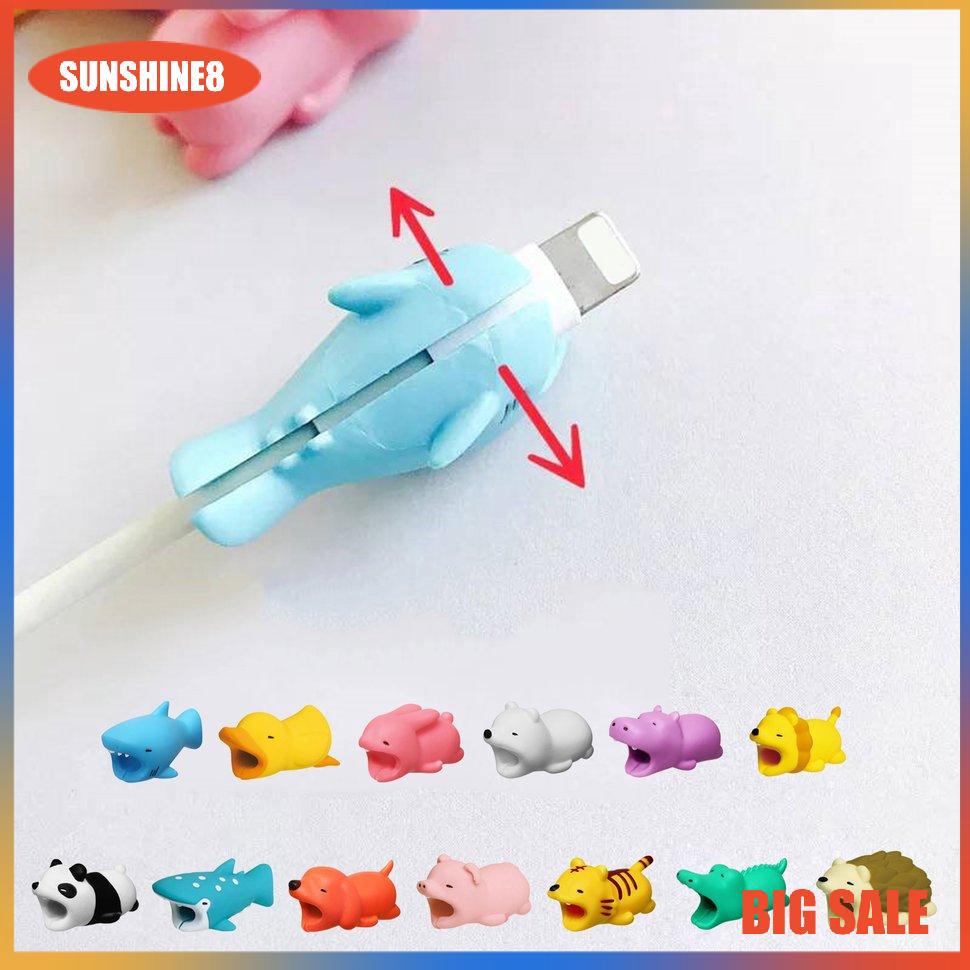 Phụ kiện bảo vệ dây cáp sạc hình động vật hoạt hình đáng yêu