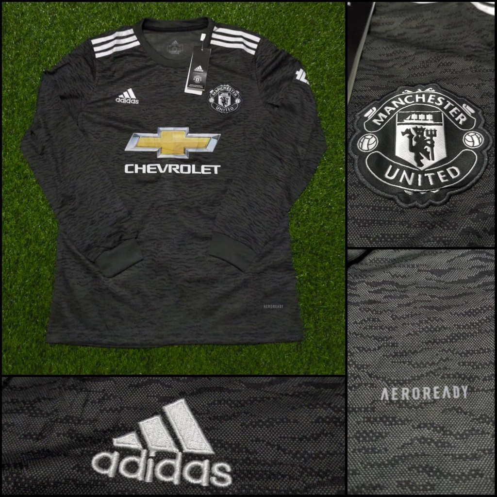 Áo Thun Đá Banh Dài Tay Đội Manchester United Away 2020 / 21