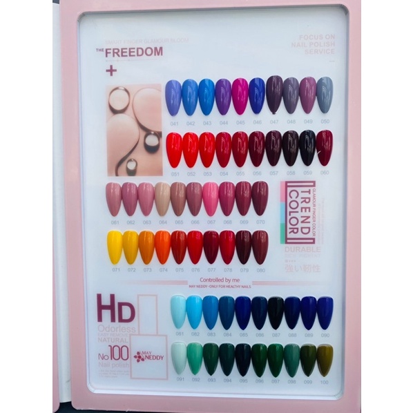 Sơn gel May Neddy 100 màu   - Sushi nail mi
