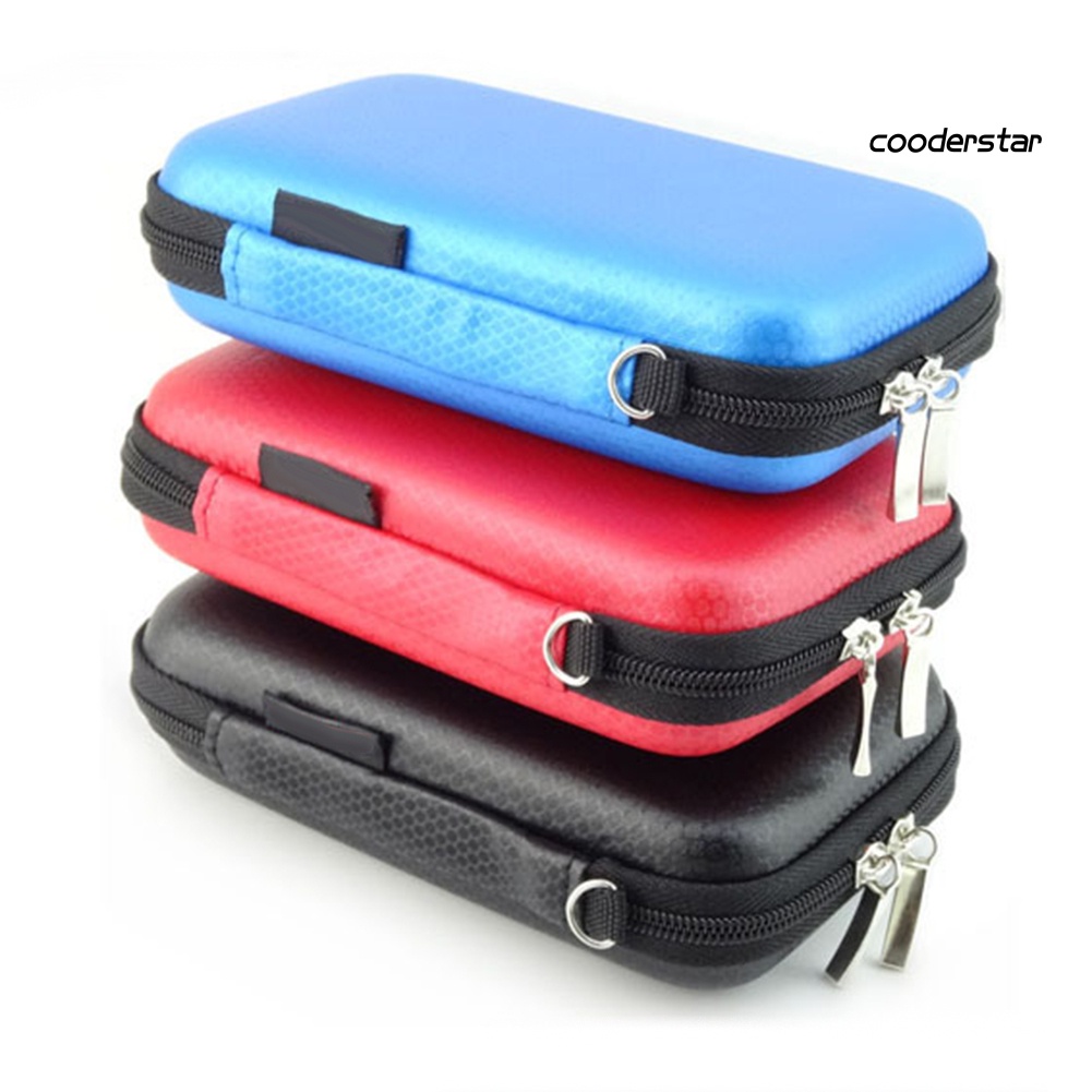 COOD-st Portable USB Flash Hard Disk Drive Data Cable Power Bank Carry Storage Case Bag