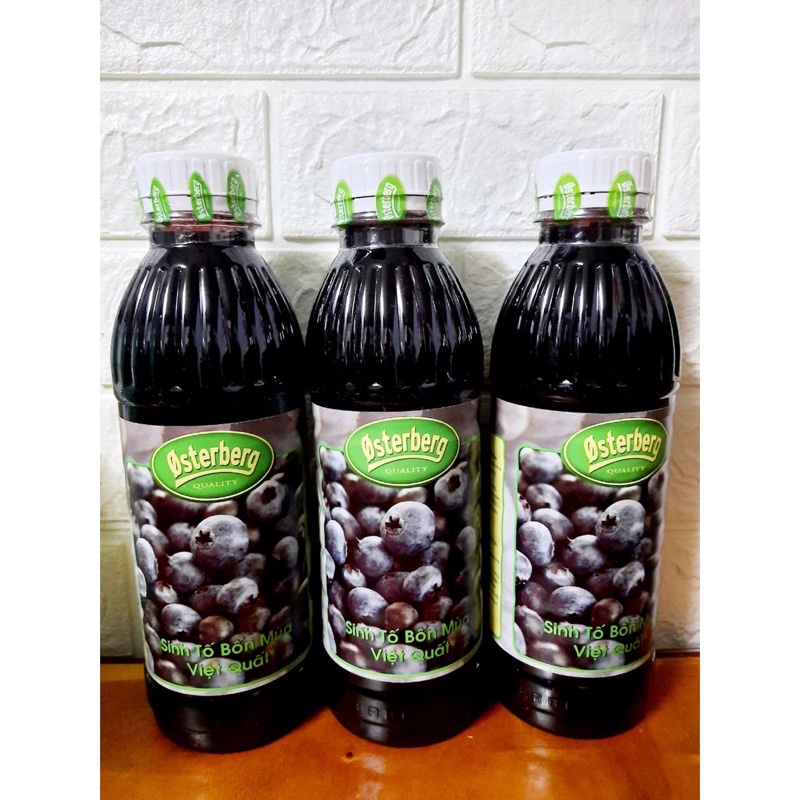 Sinh tố Osterberg Việt Quất (Blueberry crush) 1.000 ml 1 lít