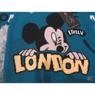 (Free ship- Hàng Quảng Châu cao cấp) ÁO LEN MICKEY CHO BÉ GÁI