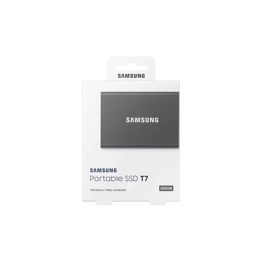 Ổ cứng di động SSD Portable Samsung T7 500GB - USB 3.2 Gen 2 (MU-PC500) | BigBuy360 - bigbuy360.vn