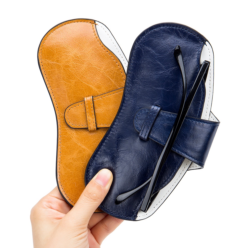 Túi Đựng Mắt Kính Bằng Da Bò Thật Phong Cách Retro