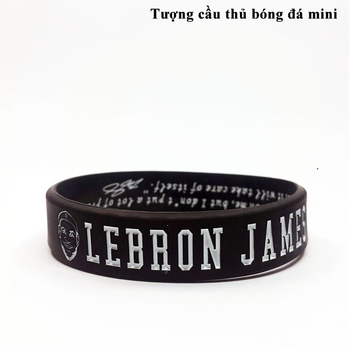 Vòng đeo tay cao su cầu thủ bóng rổ Lebron James