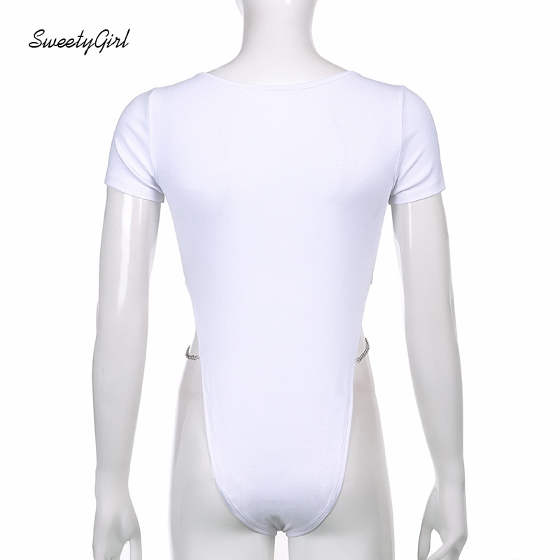 Bộ Áo Liền Quần Tay Ngắn Cổ Chữ U Màu Trơn Thời Trang Dành Cho Nữ | BigBuy360 - bigbuy360.vn