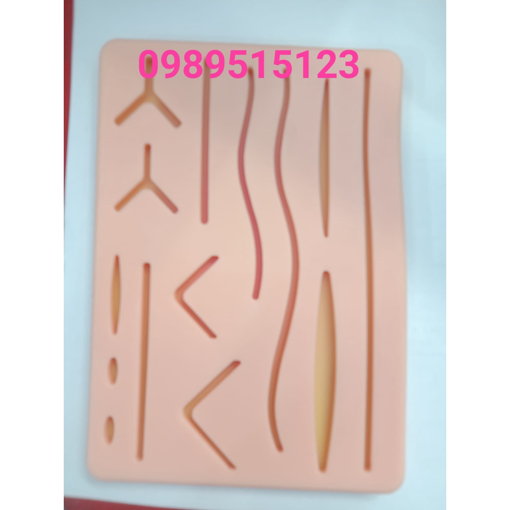 Bộ tiểu phẫu sinh viên y khoa  10 món và miếng da tập khâu