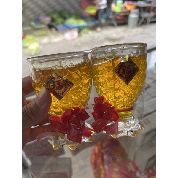 Đèn ly cá sáp gel 9cm  cháy liên tục 2 ngày