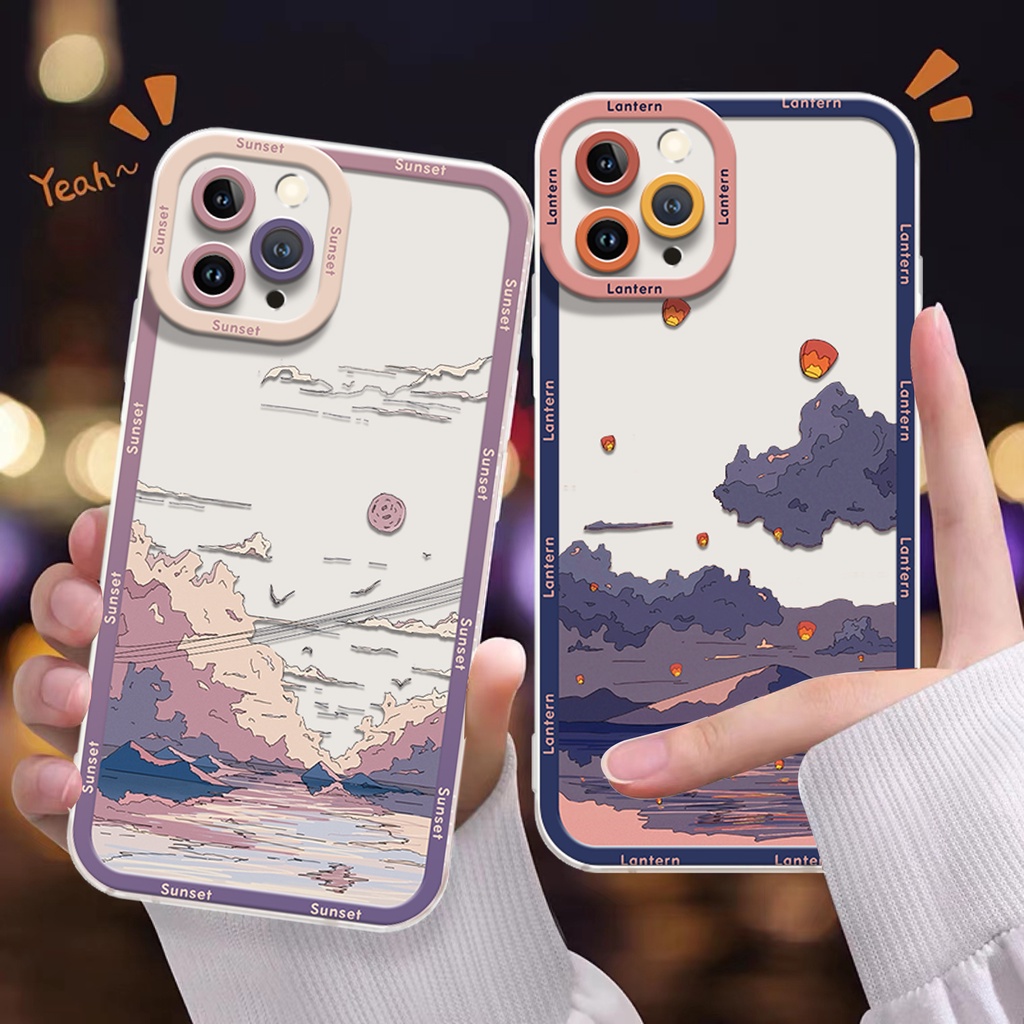Ốp Điện Thoại TPU Silicon Trong Suốt Chống Sốc Cho IPhone 14 13 12 11 Pro Max 11 6S 7 8 Plus X XS XR