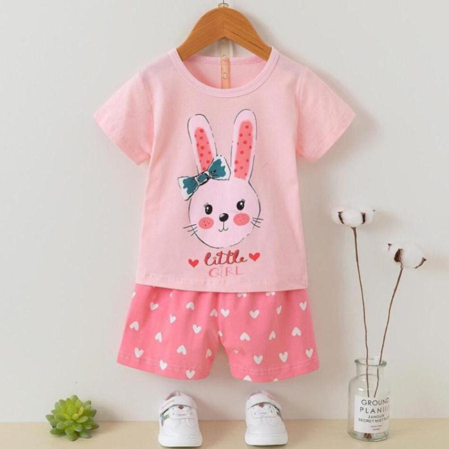 [6-14kg] Đồ bộ xuất hàn bé gái | Quần áo cotton xuất hàn size nhí | Bảng màu 1