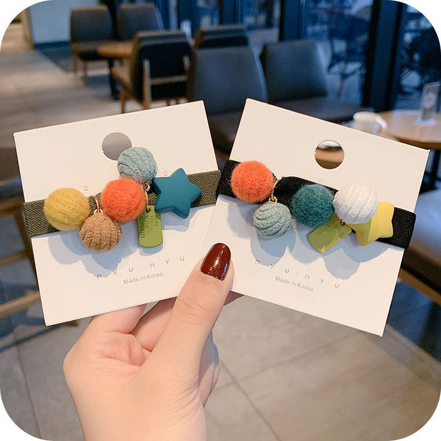 Dây Buộc Tóc Vải Co Dãn Đáng Yêu Cho Nữ