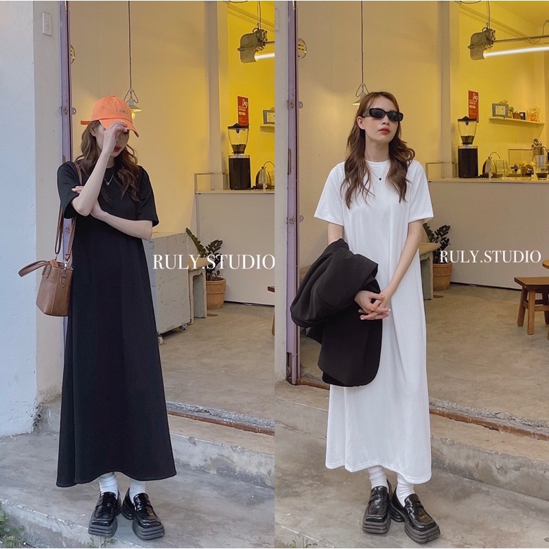 Ruly.studio -  Đầm thun dài siêu dày