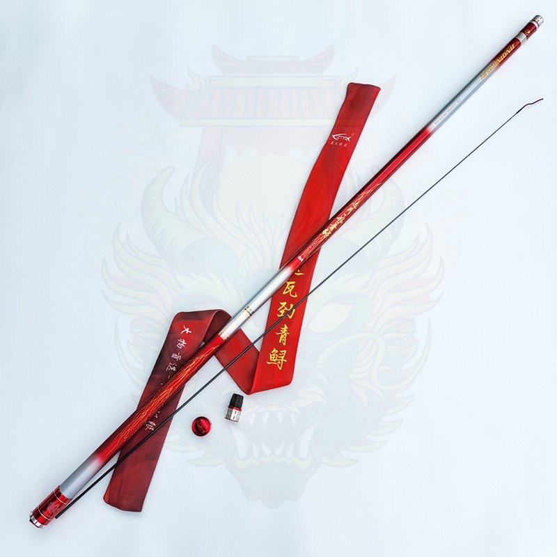 Cần câu tay Hoả Thần 10H phân bổ lực 19 phôi carbon dày