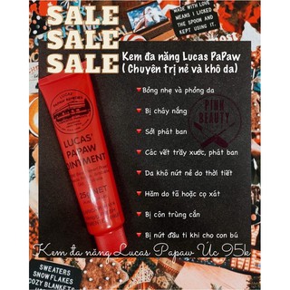 Kem bôi đa năng/ son dưỡng môi Lucas’ Papaw Ointment