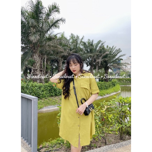 Đầm Váy basic viền chỉ nổi cực xinh D013 (Ảnh thật)