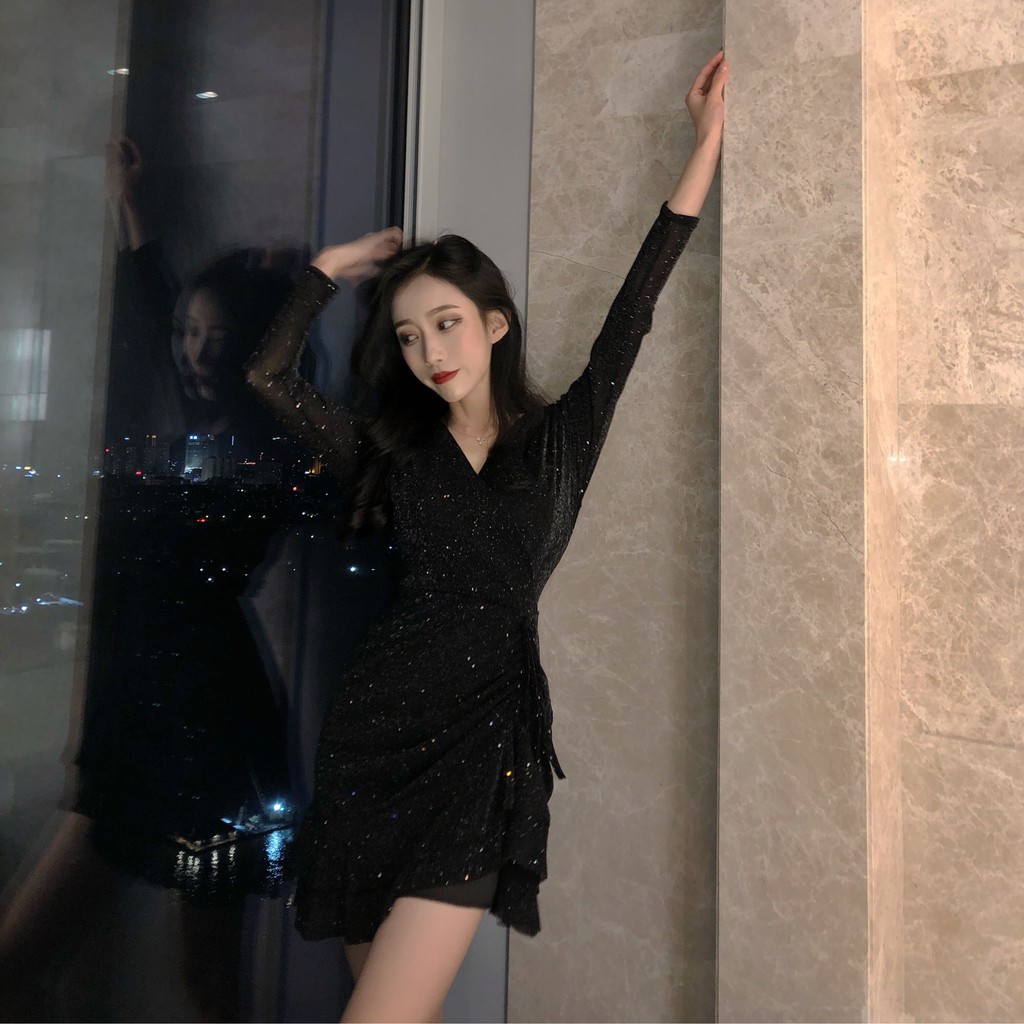 VÁY KIM SA ÔM BODY ULZZANG 2019 - A495 | BigBuy360 - bigbuy360.vn