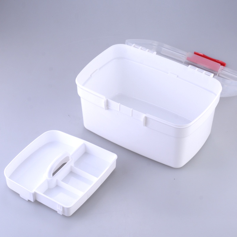 Hộp Thuốc Y Tế Cho Gia Đình Cấp Cứu Nhiều Ngăn Nhựa Trong Baby Shopping