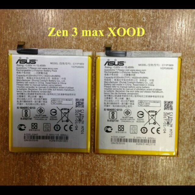 Pin asus zenfone 3 max xooD