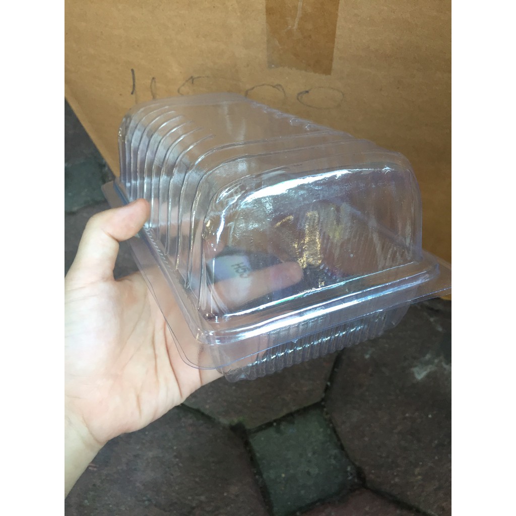 Combo 100 Hộp Nhựa H53 Đựng Bánh