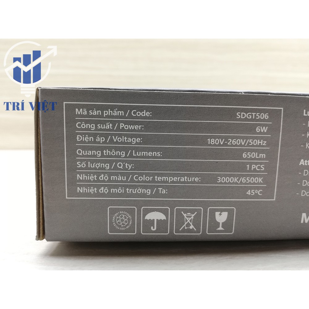 [ Cao cấp ] Đèn led âm trần DUHAL 6W