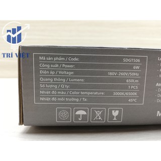 [ Cao cấp ] Đèn led âm trần DUHAL 6W