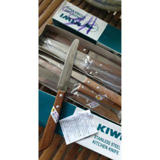 Bộ dao kiwi cán gỗ thái Lan 4 cỡ .