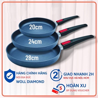 Chảo rán chống dính WOLL 20-24-28cm made in Germany - mẫu Diamond lite fry pan.