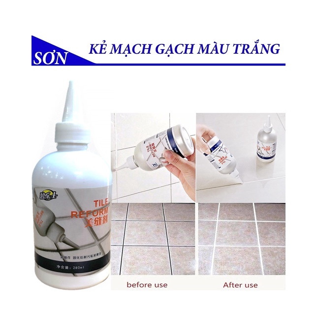 Lọ Sơn Kẻ Chỉ Gạch Dung Tích 280ml Tiện Dụng