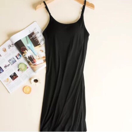 Váy ngủ 2 dây có đệm ngực (chất thun lạnh cực mát)_V01 | BigBuy360 - bigbuy360.vn