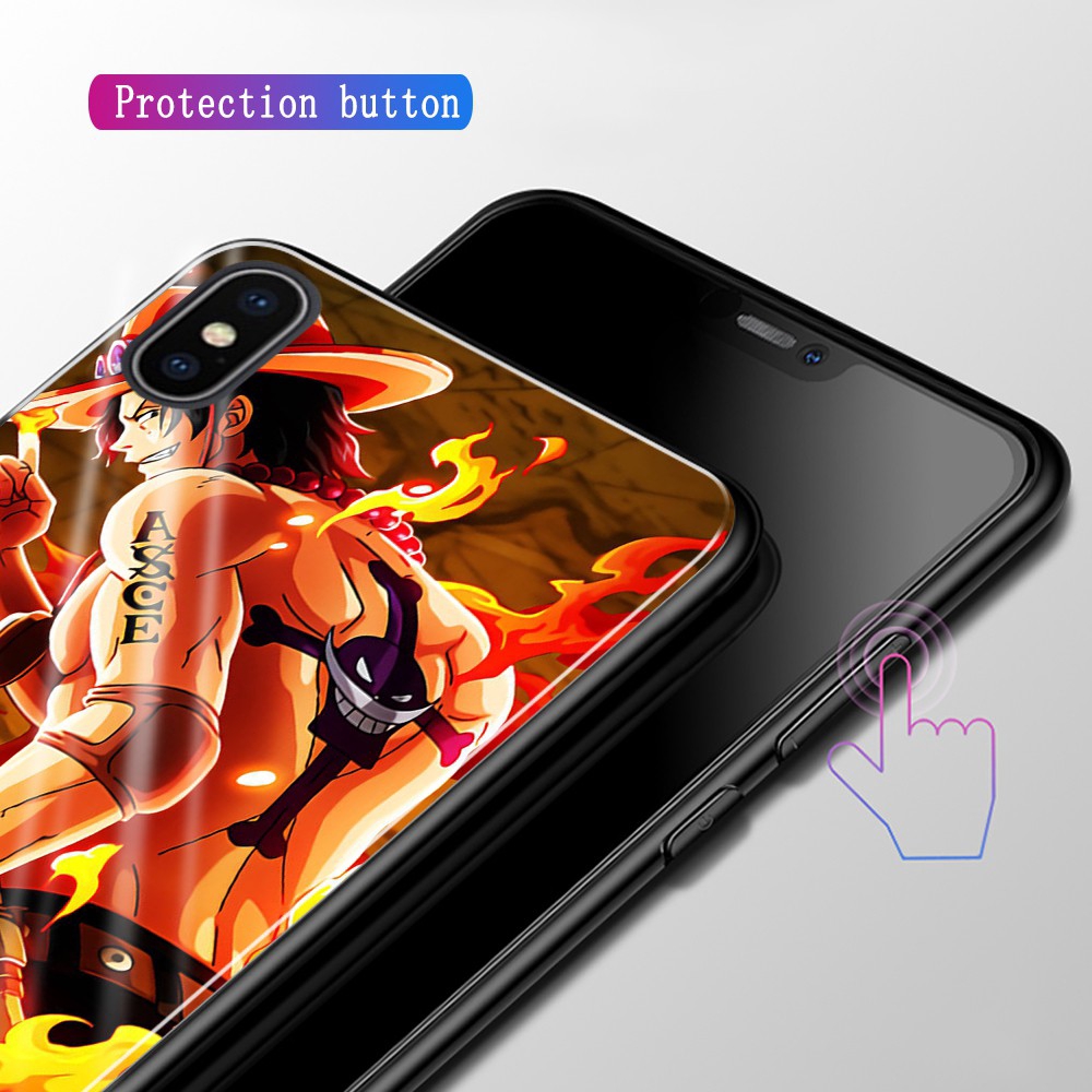Ốp lưng hình One Piece nhiều mẫu mã cho điện thoại iphone X 6 6s 7 8 Plus Iphone X Xr Xs Max 11 Pro Max