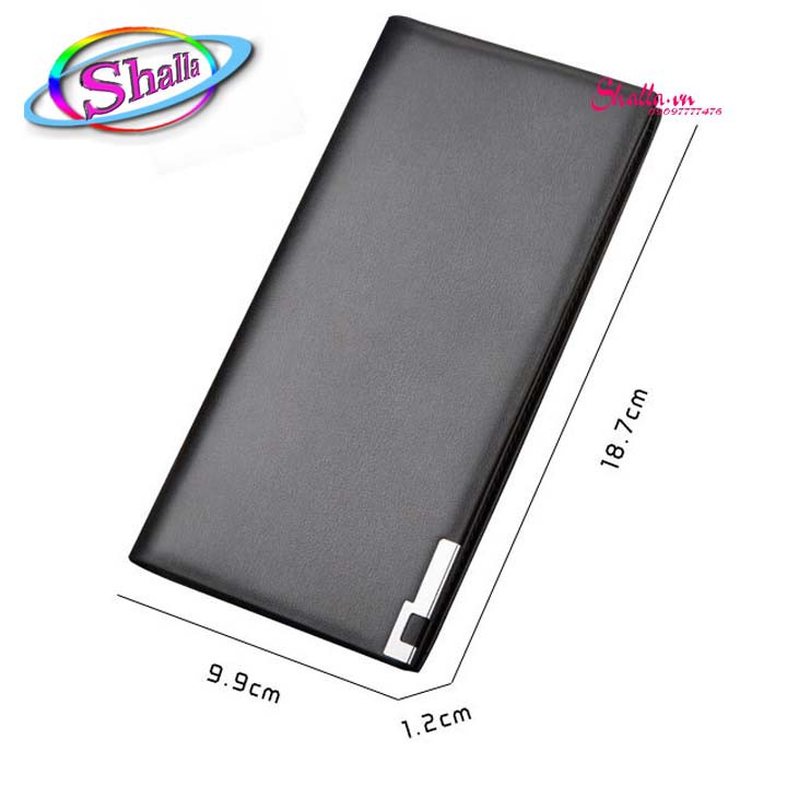 Ví dài cầm tay nam nữ Bấm góc K501 Shalla