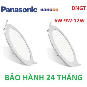 Đèn led âm trần siêu mỏng led downlight panel NSD PANASONIC -NANOCO ánh sáng trắng 6500k, ánh sáng vàng 3000k