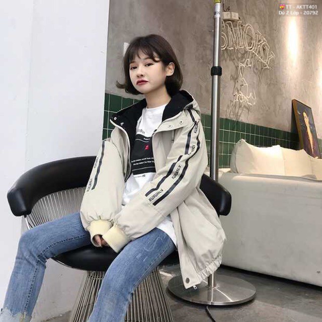 🎆𝐃𝐮̀ 𝟐 𝐋𝐨̛́𝐩🎆 BAC Áo Khoác Dù 2 Lớp Tay Chữ | BigBuy360 - bigbuy360.vn