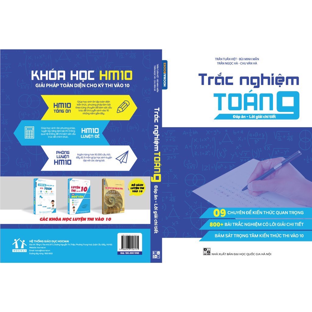 Sách - Trắc nghiệm Toán 9: Đáp án - Lời giải chi tiết