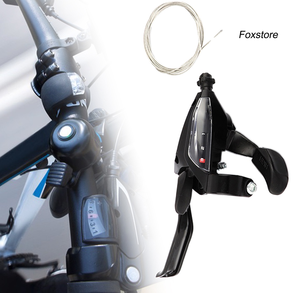 【FS】EF500 Trigger Shifter Single 3/7/8 Left Speed Corrosion Resistant ABS Sensitive Derailleur Bike Brake for MTB