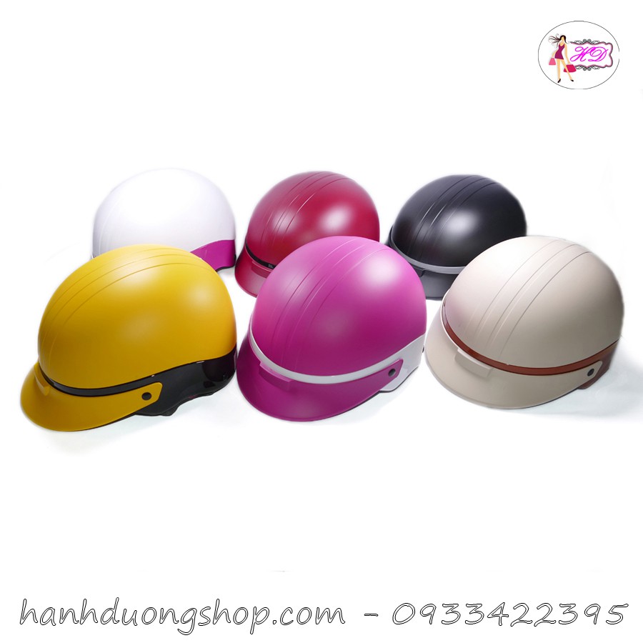 [Nhiều màu, tặng kèm áo mưa] Nón bảo hiểm Helmet ráp 2 phần với nhau phù hợp cả nam và nữ