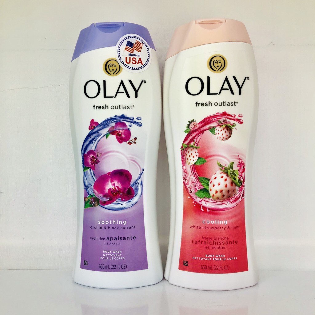 Sữa tắm Olay Fresh Outlast Cooling White Strawberry