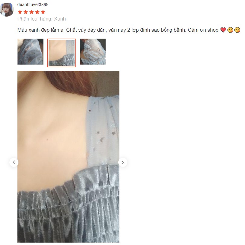 (SẴN) Váy công chúa dáng xòe 2 lớp tay dài lấp lánh BLINK BLINK phong cách dễ thương xinh xắn V00109 | BigBuy360 - bigbuy360.vn