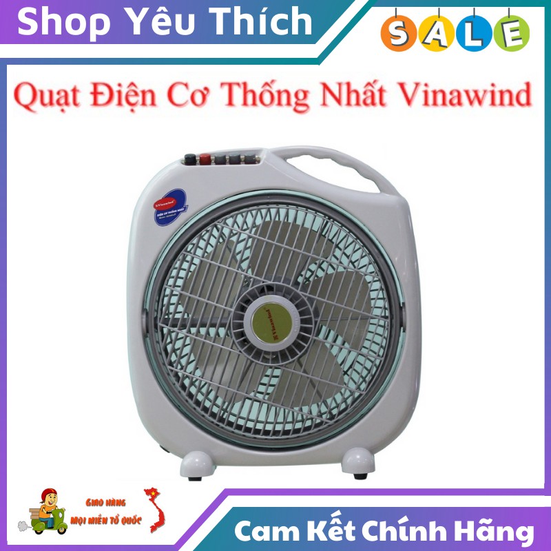 Quạt Điện ⭐FREE SHIP⭐ Quạt Hộp Tản Cánh 300 Điện Cơ Thống Nhất VINA WIND