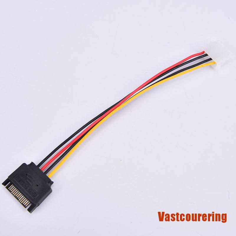 Dây Cáp Chuyển Đổi 15 Pin Sata Sang Molex Ide 4 Pin