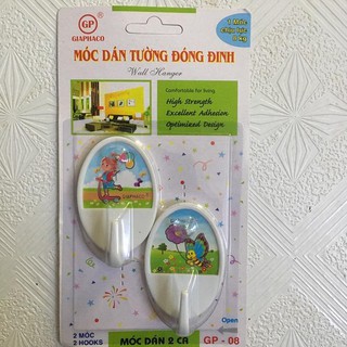 MÓC DÁN TƯỜNG ĐÓNG ĐINH CHỊU LỰC 8KG - CB242-2