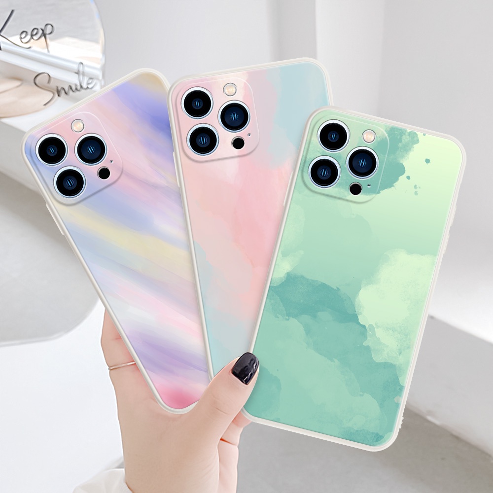Ốp Điện Thoại Mềm Màu Gradient Cho Xiaomi Redmi Note 10S 10 Pro Max Note 9 Pro Max 9S Note 8 Pro 7 Pro Note 11 Pro H058
