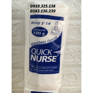 Bông gòn y tế Quick-Nurse 100g