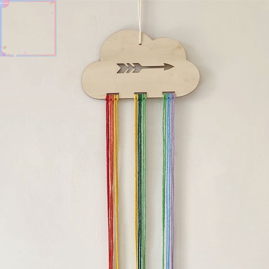 Giá treo kẹp tóc hình đám mây nhiều màu sắc dễ thương