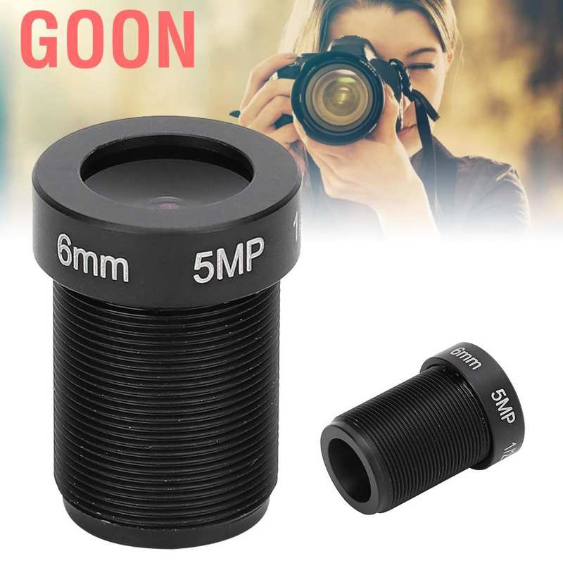 Ống Kính Camera Goon 5mp 6mm 1 / 2.5 Cho Camera Giám Sát M12